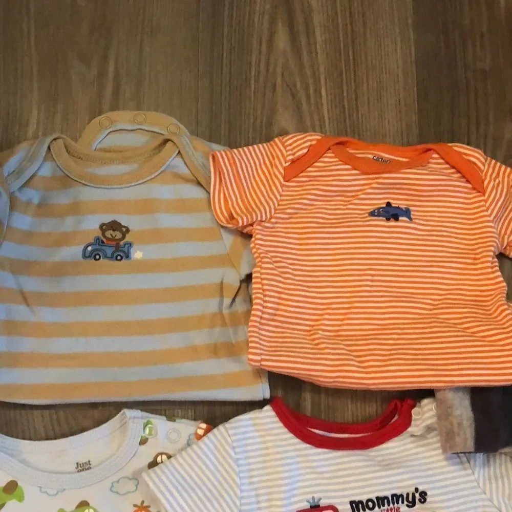 EIGHT PIECE BABY BOY BUNDLE SIZE 6 MONTHS